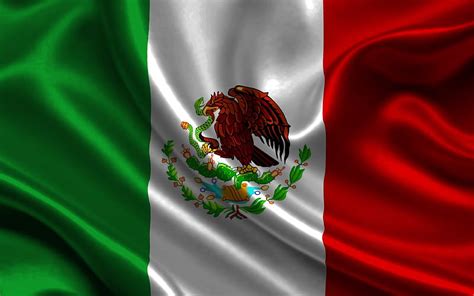 Mexican flag silk, flag of Mexico, flags, Mexico flag, HD wallpaper ...