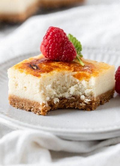 Easy Crème Brûlée Cheesecake Bars Recipe – Cookin' with Mima