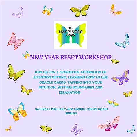 New Year Reset Workshop, The Linskill Centre, North Shields, January 13 2024 | AllEvents.in