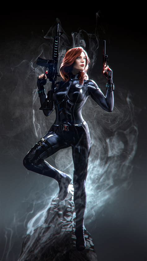 2160x3840 Black Widow Marvel Superhero Sony Xperia X,XZ,Z5 Premium ,HD ...