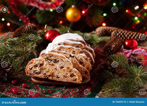 Traditional Dresdner German Christmas Cake Stollen with Raising ...