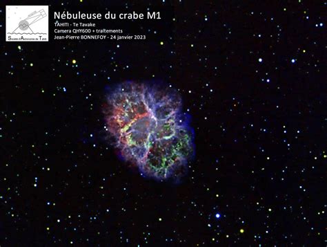 Nébuleuse du crabe M1 - SAT