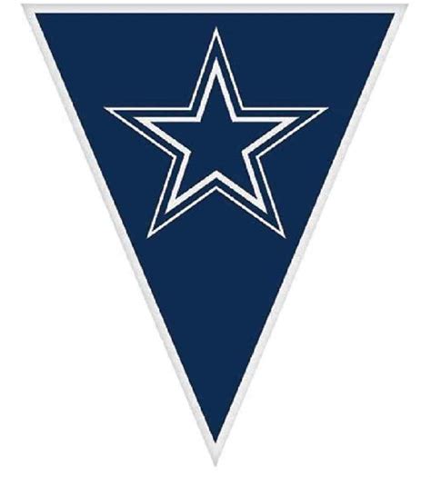 Dallas Cowboys NFL Pro Football Sports Party Decoration Pennant Flag ...