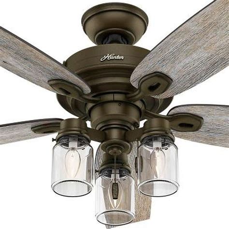 Farmhouse And Rustic Ceiling Fans Lowes - LNC Timeless 4-Light ...