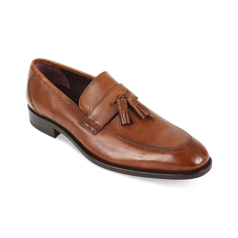 Johnston & murphy Carlock Tassel Loafers in Brown for Men | Lyst