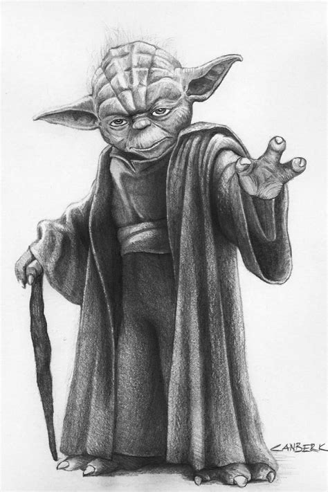 Master Yoda by leatris | Star wars characters drawings, Star wars ...