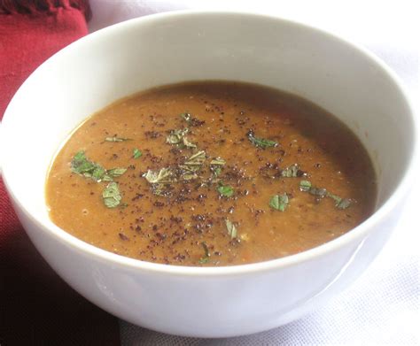 Turkish Red Lentil Soup with Mushrooms and Sumac | Lisa's Kitchen ...