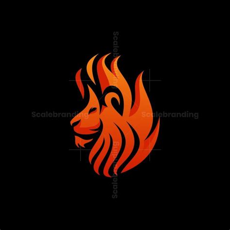 Fire Lion Logo | Fire lion, Lion logo, ? logo