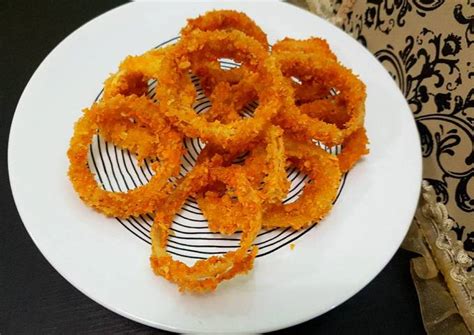 Resep Onion rings a.k.a bawang bombay goreng tepung oleh dewi rosita - Cookpad