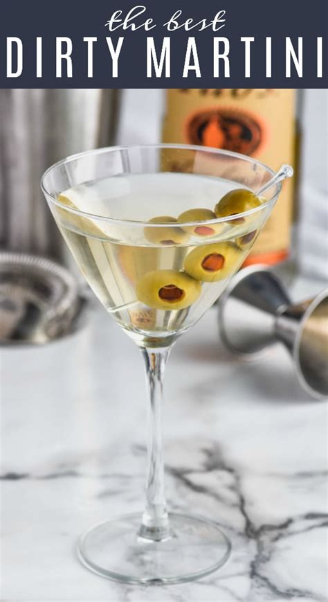 Dirty Martini Recipe - Shake Drink Repeat