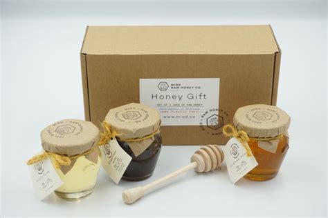 Raw Honey Gift Set of 3 | Miód.Co - Raw Honey Co. SWEET AND HEALTHY This beautiful hand-packed ...