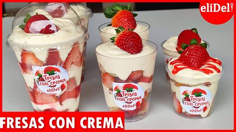 FRESAS CON CREMA🍓receta para NEGOCIO 🤑cómo hacer FRESAS con CREMA rápido fácil y ECONÓMICO🍓 ...