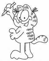 Garfield Coloring Pages 12 Printable Sheets Simple To Draw Easy For  sketch template