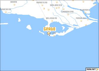 Grado (Italy) map - nona.net