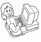 Computer Parts Coloring Pages sketch template