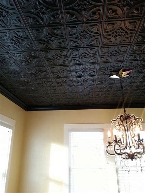 Faux tin ceiling tiles ideas – decorate your home creatively (With images) | Faux tin ceiling ...