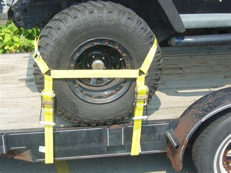 Car Hauler News: Auto Tie-Down Wheel Straps for Take 3, Kaufman, etc.