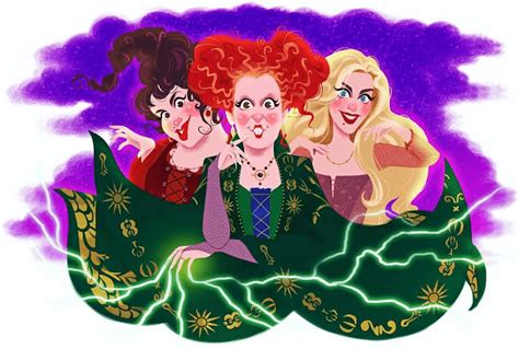 Hocus Pocus Witches clipart free - Clipart World