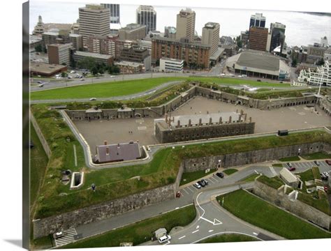 The Citadel, Halifax - Aerial Photograph Wall Art, Canvas Prints ...