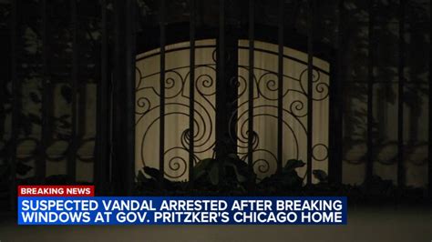 Illinois Governor JB Pritzker's Chicago home damaged by vandal throwing ...