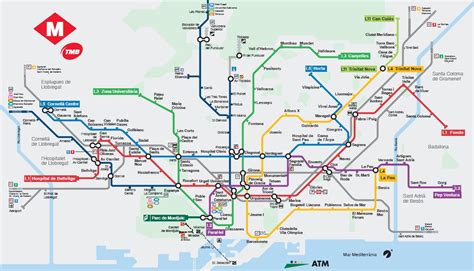 Metro Barcelona, mapa metro Barcelona Espanha