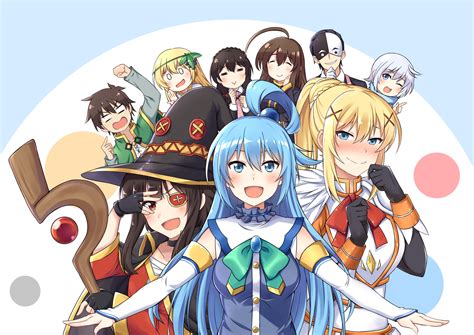 KonoSuba Characters HD Wallpaper