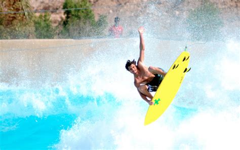 Matt Meola Surfing at the Wadi Adventure Wave Pool in Al Ain | Surf Park Central