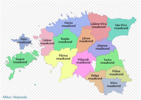 Eesti maakonnad – Eesti Kaart