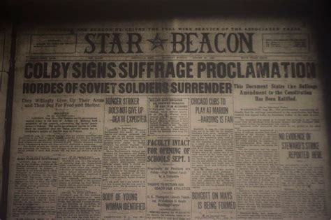 Articles from the ratification of the 19th Amendment | Local News | starbeacon.com