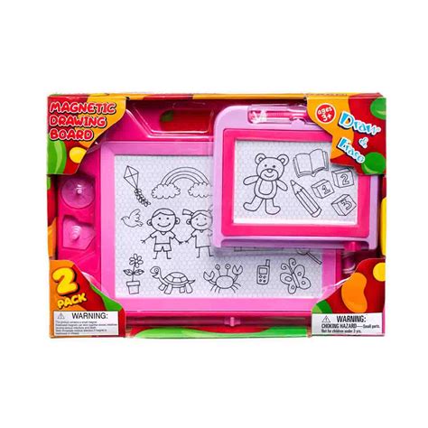 Magnetic Drawing Board, 2 Pack