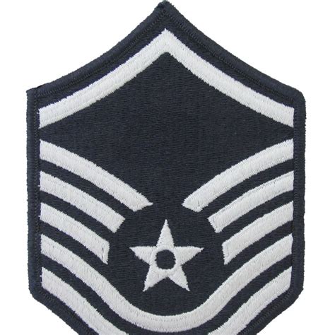 Air Force Master Sergeant (msgt) Blue Chevron Small Rank | Rank ...