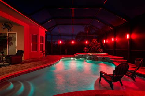 Florida Pool Cage Lights/Lanai Lighting | Lanai lighting, Pool ...