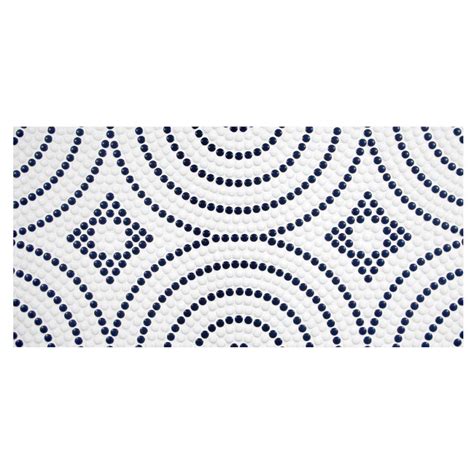 Riviera Pattern in Navy Blue and White | Terra Bella