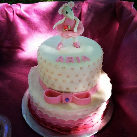 Angelina Ballerina Cake - CakeCentral.com