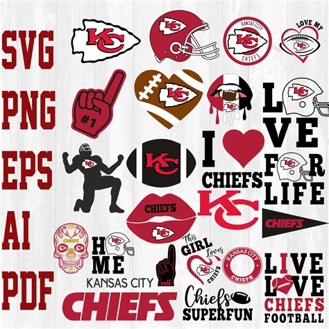 Kansas City Chiefs Logo Svg, Png, Eps, Ai, Pdf, Digital Download