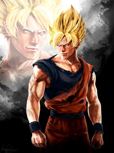 Image Goku 3d Wallpaper6 1 Dragon Ball Wiki - Ssj Goku Real Life ...