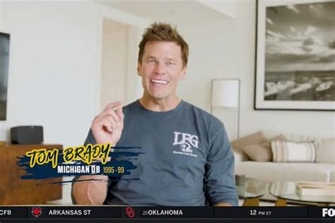 Tom Brady makes Fox Sports debut, hypes Michigan in cameo