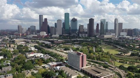 Aerial Of Downtown Houston Texas Stock Footage SBV-328863237 - Storyblocks