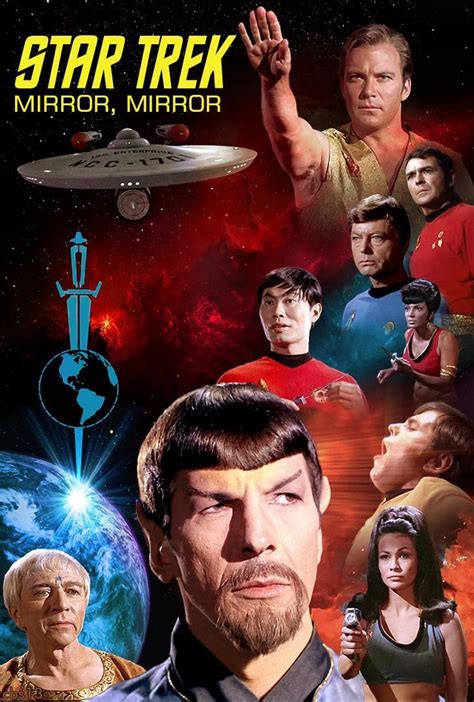the poster for star trek, starring actors from various countries and their respective characters ...