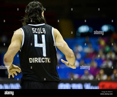 Luis Scola. Argentina Basketball National Team. FIBA Basketball World Cup, Spain 2014 Stock ...