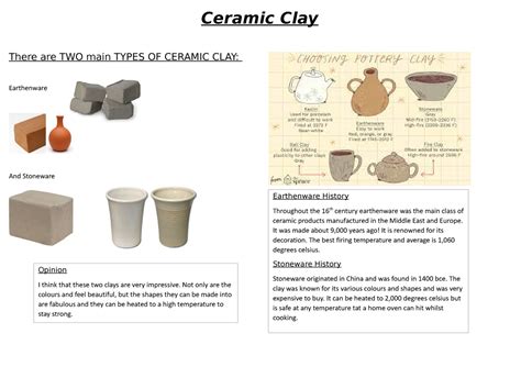 Ceramic Clay Art - Ceramic Clay There are TWO main TYPES OF CERAMIC ...