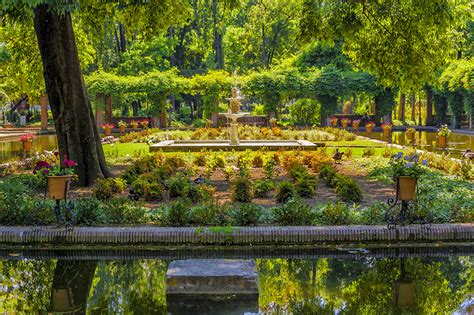 Photo Spain Fountains Maria Luisa Park Sevilla Nature Parks Design