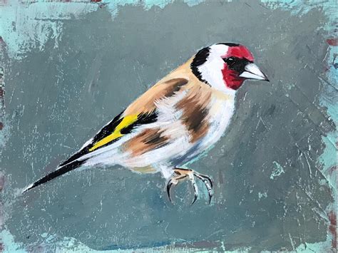 Oil Paintings of The Goldfinch- Alan Reed Art Bird Paintings