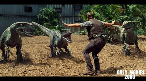 Jurassic World - Raptors scene HD - YouTube