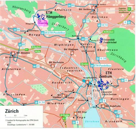 Large Zurich Maps for Free Download and Print | High-Resolution and Detailed Maps