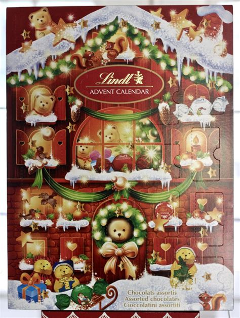 Lindt Bear 2018 Advent Calendar Review - The Homespun Chics | Chocolate ...