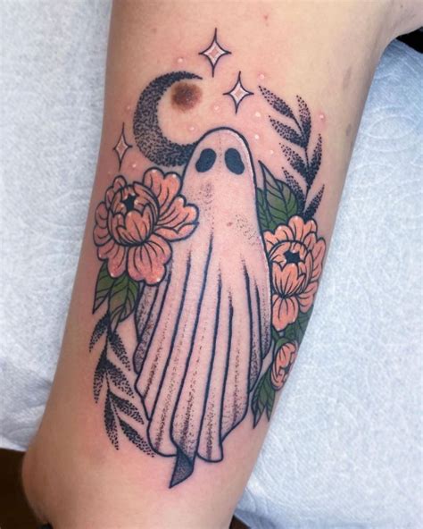 30 Pretty Ghost Tattoos to Inspire You | Style VP | Page 27