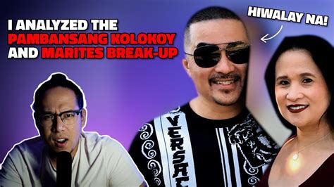 Relationship Vlogger Reacts On The Pambansang Kolokoy & Marites Break ...