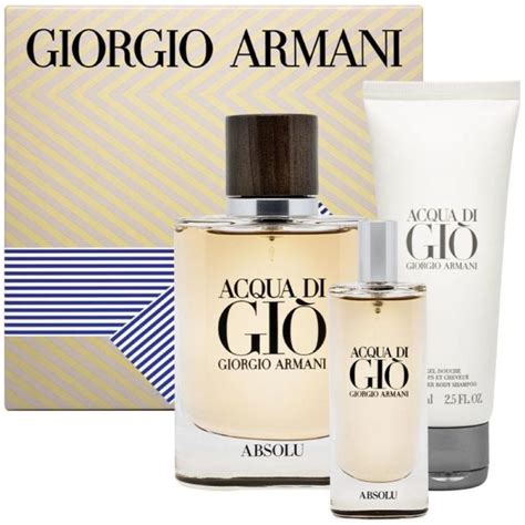 Armani Aqua Di Gio Absolu Gift Pack for Men - Essenza Welt