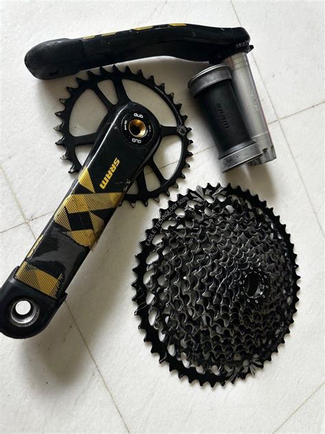 Sram XX1 Eagle Crankset And GX cassette, Sports Equipment, Bicycles & Parts, Parts & Accessories ...